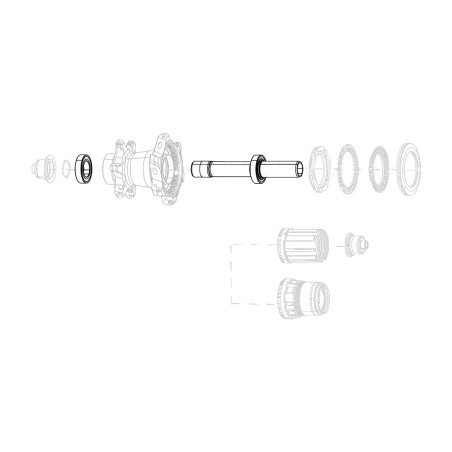 kit de remplacement d''essieu avant pour freins à disque cognition v2