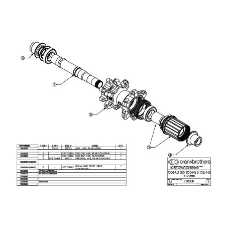 zadnja pesta 135mm qr cobalt 2 plata