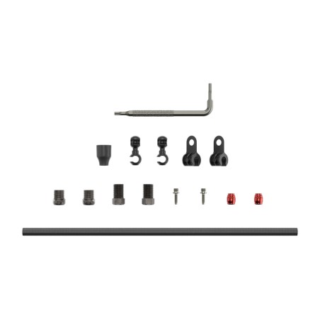 hydraulisk slangesæt til bremse -blk - avidcode/r elixir1/3juicy3 db 1/3/8 levelult/tlm(b1) level/t guide re g2 re/rs/r s9002p(red force rival-2petapaxs) double compression 2000 mm