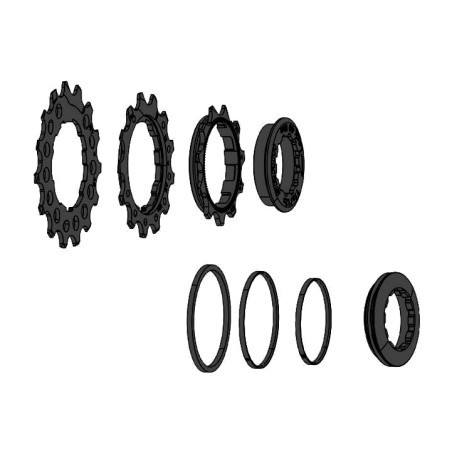 set di corone sostitutive per cassetta nx/sx eagle 11/13/15