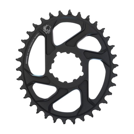 coroa oval de bicicleta dm 6º x-sync eagle 11/12v