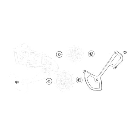 reservedel til indvendigt bur med ruller sx/nx eagle & gx axs