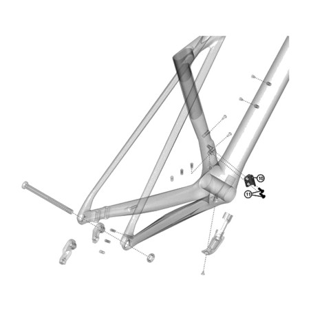 främre hängare för cykel xelius drs