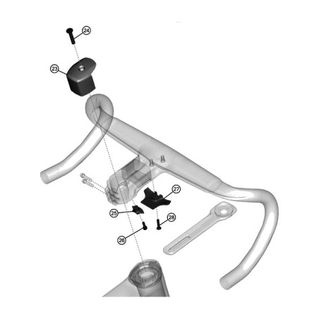 fietsstuurpenkap-hardwareset xelius drs