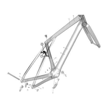 puente de guardabarros para bicicleta pulsium