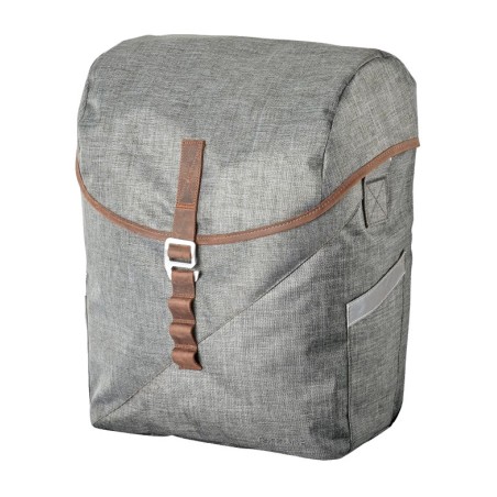 achterfietstas mia 17.5l gris (31x40x16 cm)