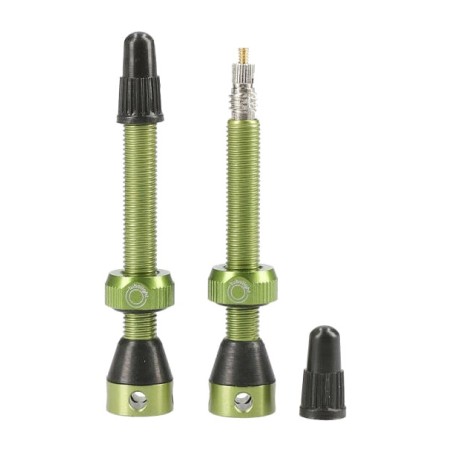 válvula tubeless de aluminio side holes (par)