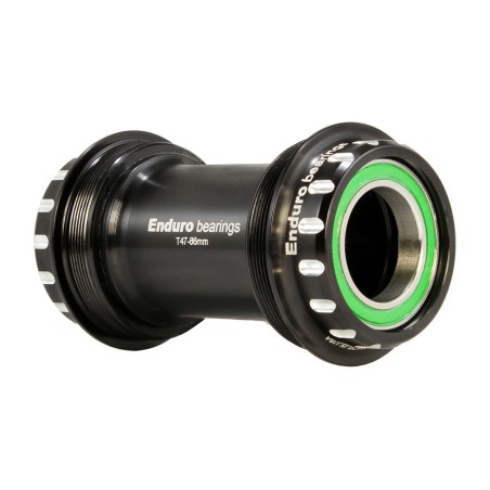 caixa pedalier roscada externa d'acer inoxidable amb rodaments angulars per a quadres i bieles bks-0221 t47 sram gxp 68mm/73mm