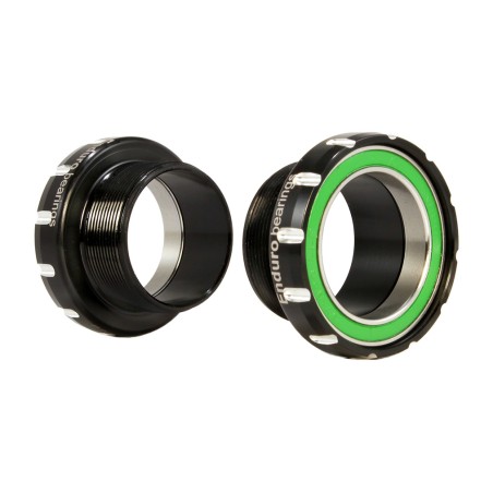 caixa pedalier roscada bsa d'acer inoxidable amb rodaments angulars per a bieles bks-6056 sram dub 68mm/73mm