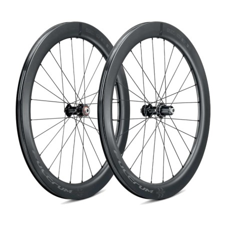 jeu de roues de vélo wind 57 db 2wf, afs + 2wf valve front+rear / shimano
