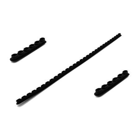upper and lower rail rubber for system mrs