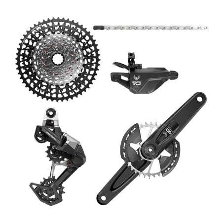 grup de transmissió de muntanya amb bieles eagle 90 dub direct mount 165 mm (10-52)