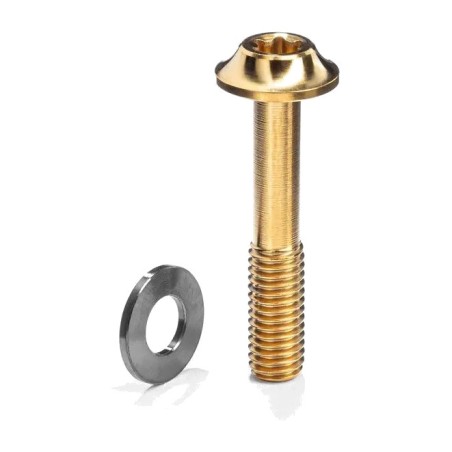 skruv för bromsok med platt montering m5x15 mm titanio