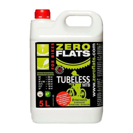 puncture-resistant sealant for inner tubes zero flats teknik 5 l