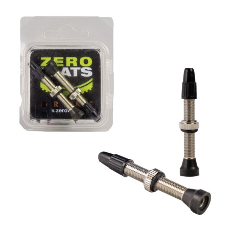 set di valvole zero flats presta 40 mm tubeless 40mm