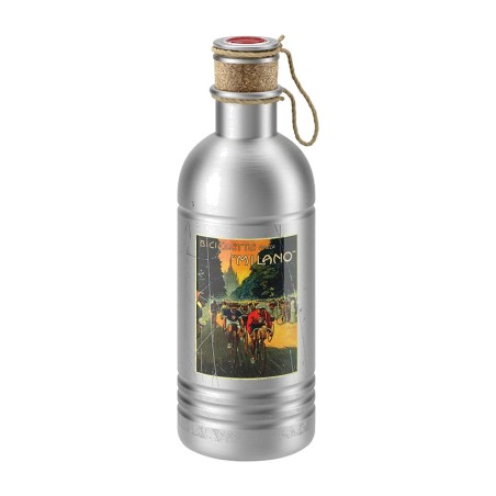 αλουμινένιο μπουκάλι vintage biciclette milano 600ml