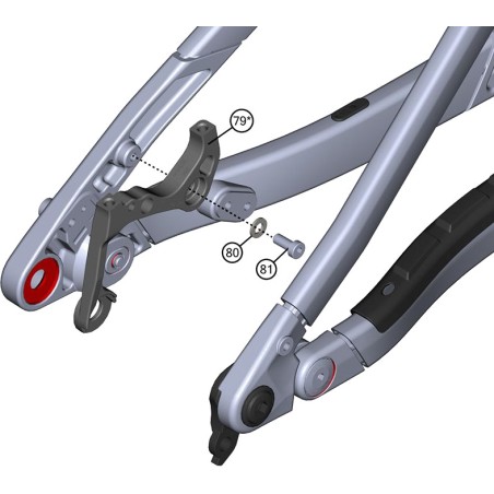 kit supporto freno e-bike e-asx abs