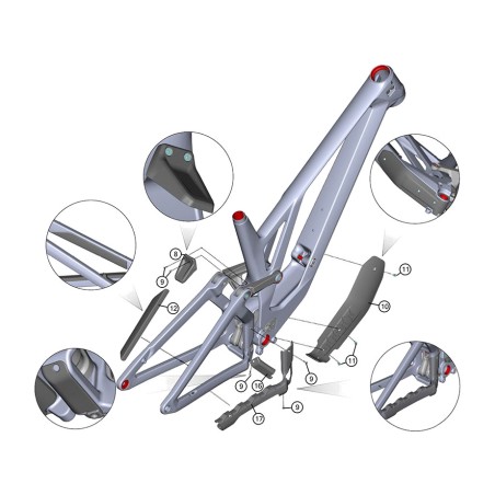 zaščitni komplet e-bike poacha