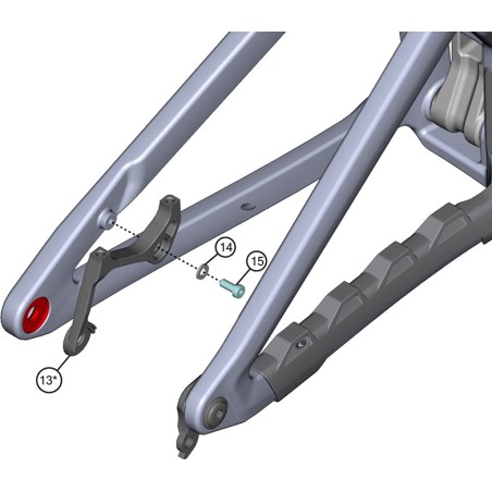 súprava držiaka brzdy e-bike poacha