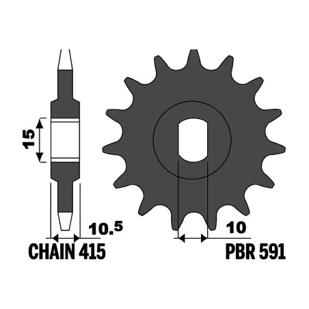 standard rautapieni 415