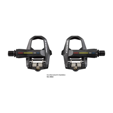 pedais de estrada de carbono com encaixe para sapatilhas keo 2 max proteam
