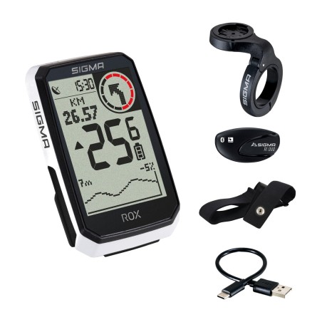 gps vägmätare med pulssensor rox 4.0 endurance set