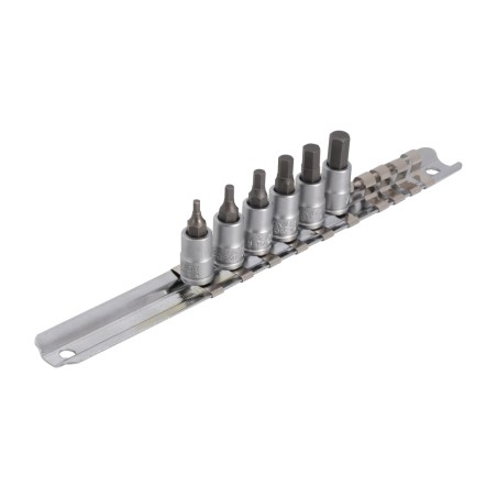 dopsleutelset hx2.5-hx7 1/4"