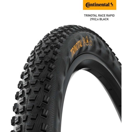 tire trinotal tr 29" 29x2.4 race casing black, rapid compound