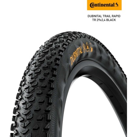 pneu dubnital tr 29" 29x2.4 trail casing black, rapid compound