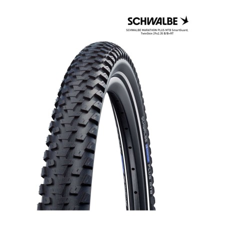 pneu marathon plus smartguard, twinskin 29x2.35 b/b+rt