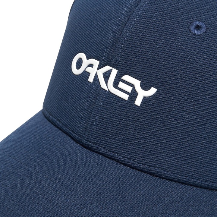 OAKLEY 6-panel cap with curved brim STRETCH METALLIC