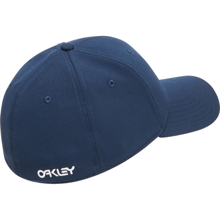 OAKLEY 6-panel cap with curved brim STRETCH METALLIC