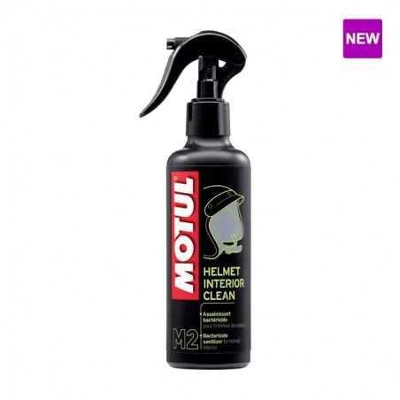 m2 helmet interior clean 0.25 l - cleaning and disinfectant spray for the interior of helmets - motul