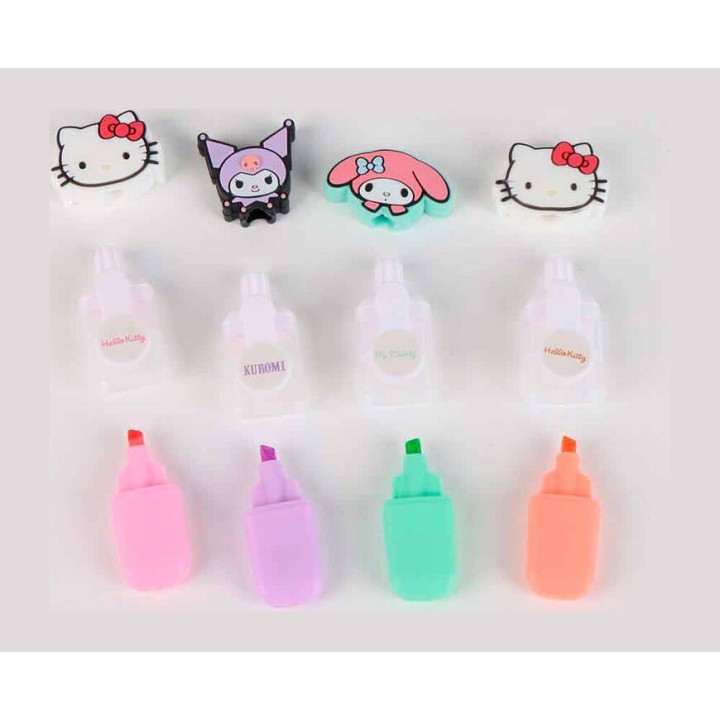 CERDÁ Set de subliniatori model surtit HELLO KITTY (4U)
