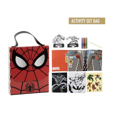 set de colorat în formă de rucsac spiderman marvel 63325