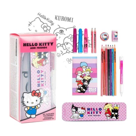 sada školního papírování hello kitty 51306