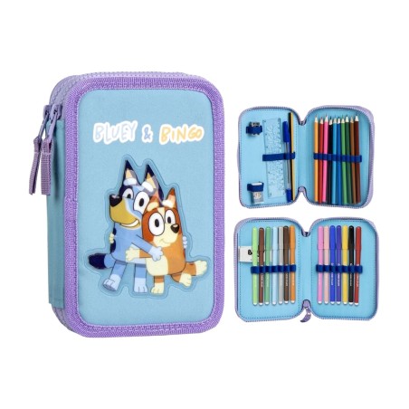 estojo escolar duplo bluey 51066