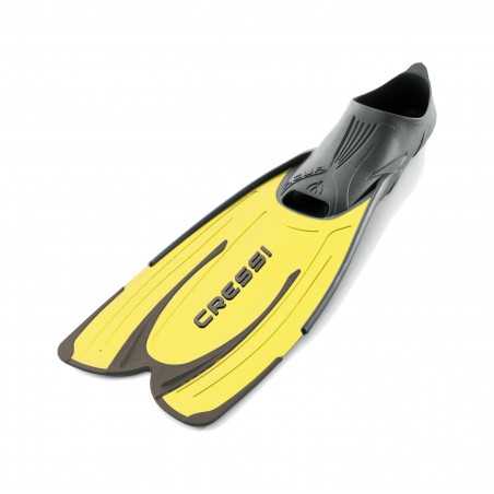 aleta de snorkeling de alta gama agua - pala insertada a medio calzante