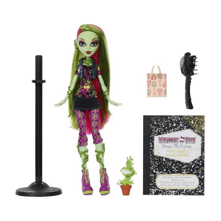 MATTEL Verzamelbare herdrukpop MONSTER HIGH VENUS MCFLYTRAP