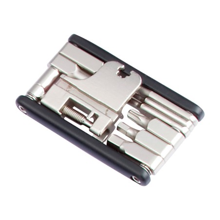 multiherramienta de 16 funciones de aluminio con tronchacadenas ff-25