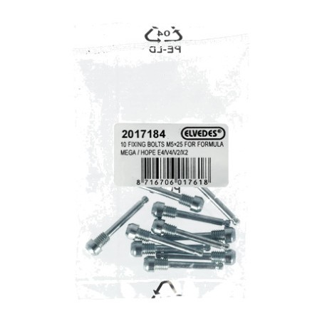 pasador de pastillas para frenos hope en pack de 10 e4 v4 x2 v2