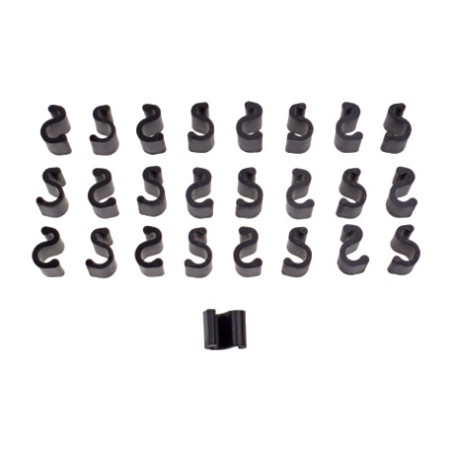 grapas de guiado de latiguillo en pack de 25 s-clips