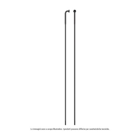 ege af rustfrit stål til cykelhjul strong straight pull 278 mm