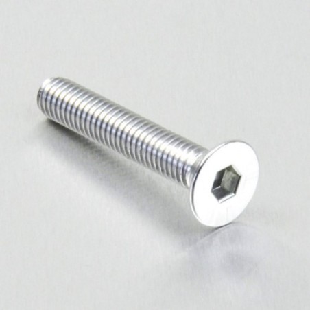 countersunk aluminum screw  m6 x (1.00mm) x 35mm plata lcs635s