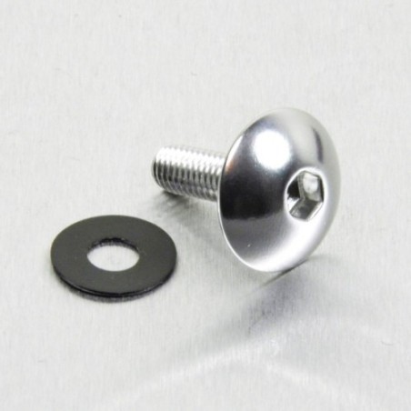 alumínium csavar xl kerek fej m5 x 16mm ezüst