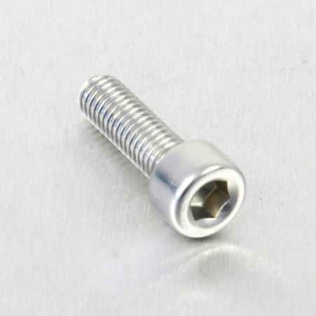 parafuso de alumínio de cabeça cilíndrica  m5 x (0.8mm) x 16mm plata lpb516