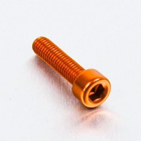 vite in alluminio m5 x 20mm testa cilindrica in arancione lpb5 pro-bolt