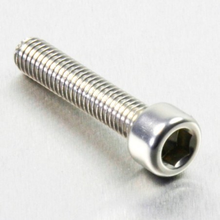 parafuso de alumínio de cabeça cilíndrica  m6 x (1.00mm) x 30mm plata lpb63