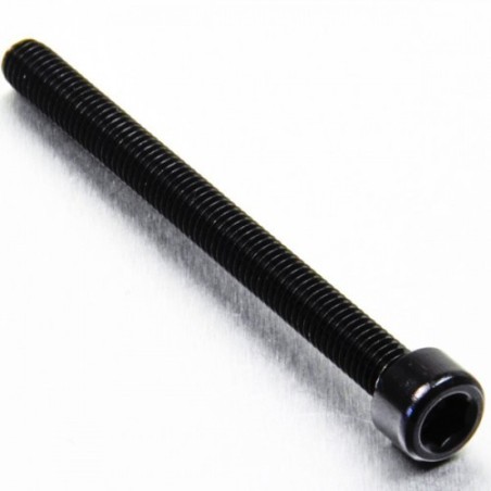 cylindrical head aluminum screw  m6 x (1.00mm) x 90mm negro lpb69