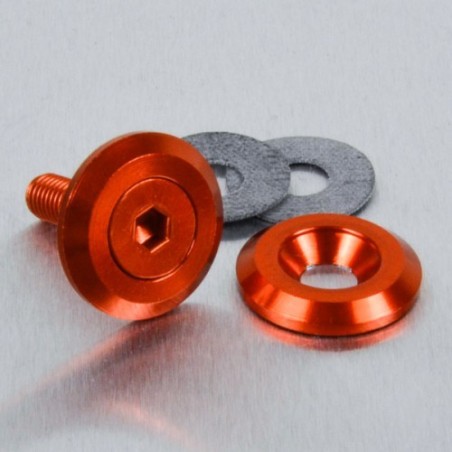 rondella in alluminio con controsoffitto  m6 naranja lwac6-19o
